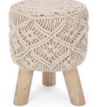 Designer stools macrame knotted at affordable prices